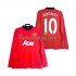 Camisola Manchester United Rooney 10 2013 2014 Retro Homem Equipamento Primeiro Manga Comprida